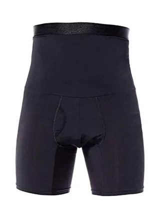Solid High-Waist Shapewear Black 