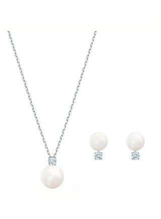 Treasure Pendant Necklace Earrings Set 