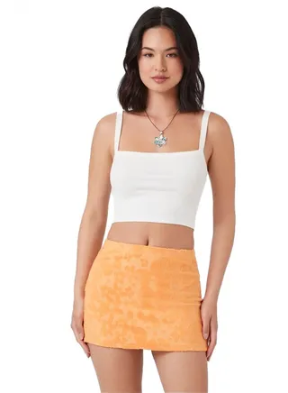 Fitted Jacquard Mini Skirt 