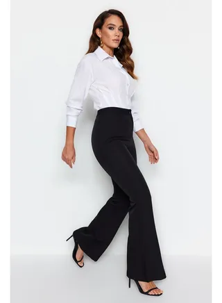 Pants - Black - Bootcut 