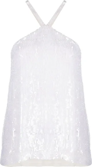 Sequin Halterneck Top