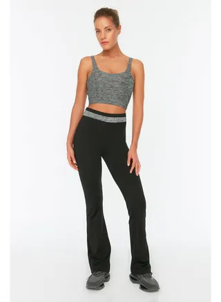 Black Scuba/Scuba Diver. Relaxed Cut, Flared Leg Sports Trousers TWOAW20EA0083. 