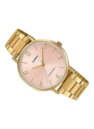 Stainless Steel Analog Watch LTP-VT01G-4BUDF 