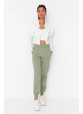 Sweatpants - Green - Basic jogger 