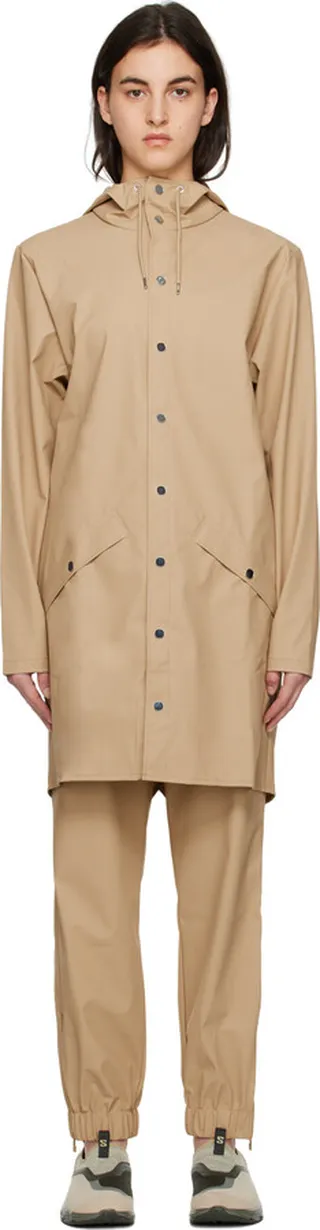 RAINS Beige Long Coat