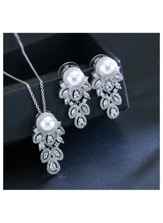 Pearl Necklace Set 
