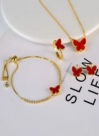 Butterfly red collection 