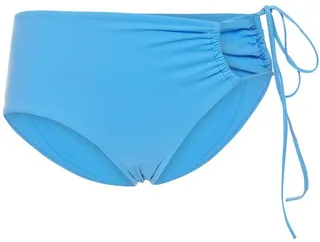Ruched tech bikini bottoms