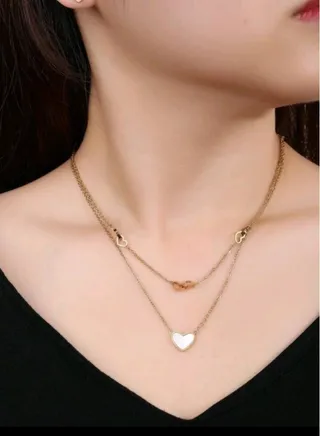 Trendy Stainless Steel Gold Plated Jewellery Set For Women 