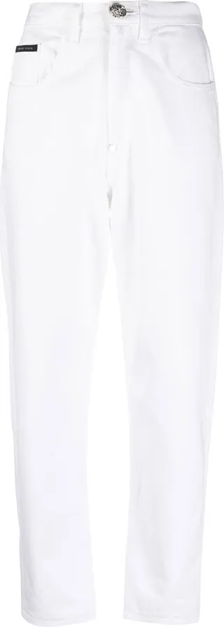 High-Waisted Mom-Fit Jeans