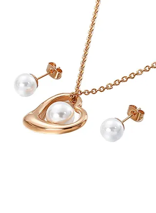Women's Jewellery Set ( Necklace+Earrings) - LC.S.01045.420 
