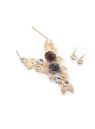 Necklace And Earrings Jewellery Set 