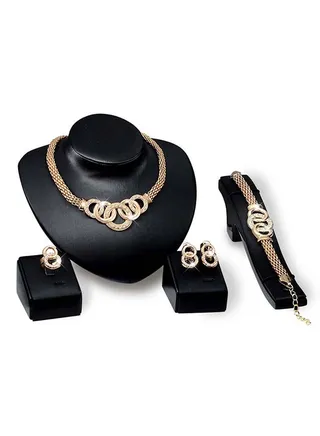 Rhinestone Jewellery Set 