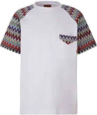Missoni Zig-Zag Detailed Crewneck T-Shirt