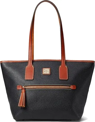 Dooney & Bourke Pebble Small Tote (Black) Handbags