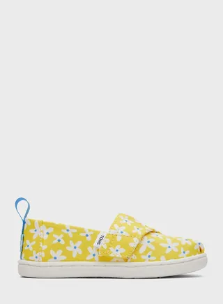 Kids Daisies Slip Ons 