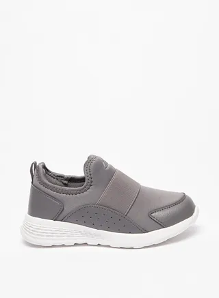 Boys Paneled Slip On Sports Shoes 