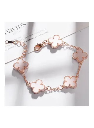 Women's Flower Shaped Adjustable Bracelet 