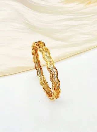 18k Gold Plated Bangle For Women 