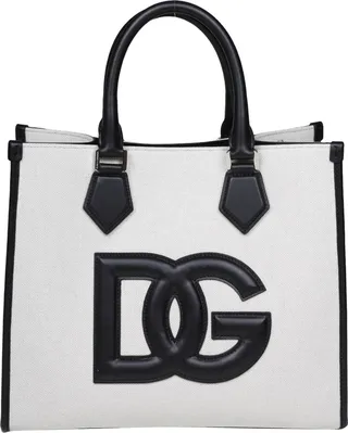 Handbag In Canvas With Dg Logo