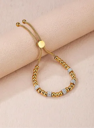 Elegant 18k Gold Plated Bracelet For Women 
