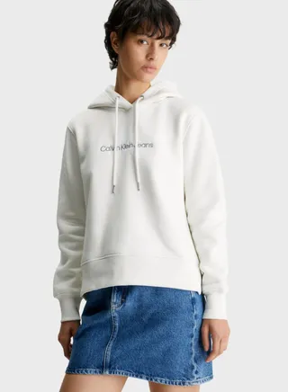 Logo Pocket Detail Hoodie