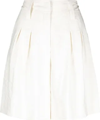 Wide-Leg Tailored Shorts