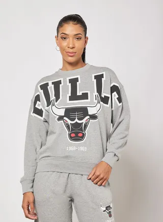 NBA Chicago Bulls Logo Fleece Sweatshirt 