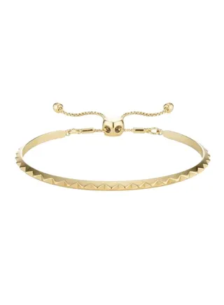 Pyramid Bangle - Gold 