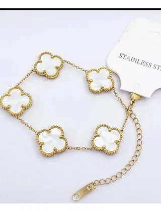 Women's Flower Shaped Adjustable Bracelet 