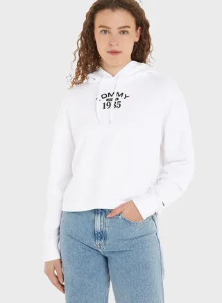 Logo Knitted Hoodie