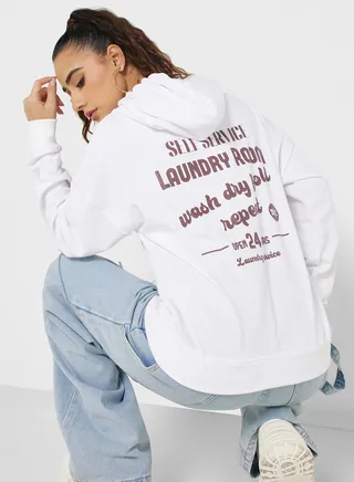 Graphic Pullover Hoodie 
