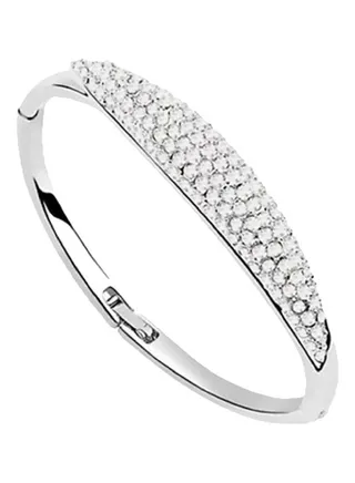 18K Plated Swarovski Bangle 