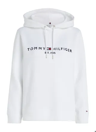 Women's Essential Logo Hoody Sweatshirt, White 