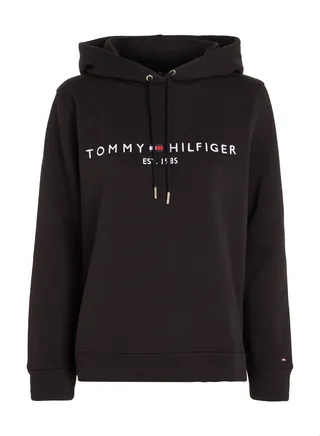 Women's Essential Logo Hoody Sweatshirt, Black 