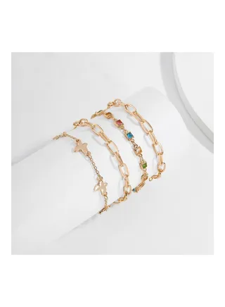 4-Piece Fashion Bracelets Set 