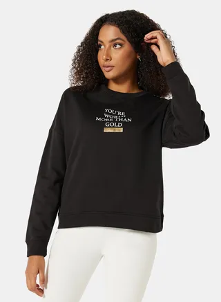 Graphic Sweatshirt Black 