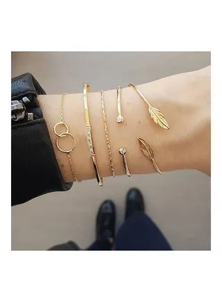 5-Piece Fashion Bracelet Set 