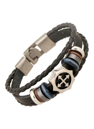 Leather Vintage Style Bracelet 