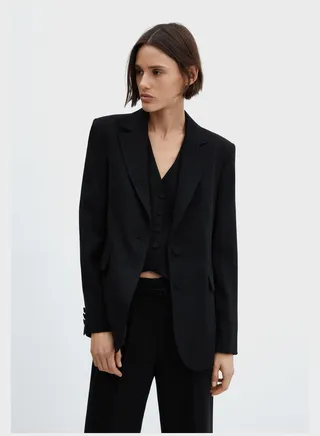 Pocket Detail Tailored Blazer 