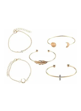 5-Piece Fashion Bracelet Set 