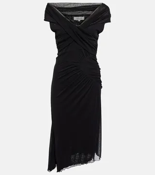 Lovinia mesh midi dress