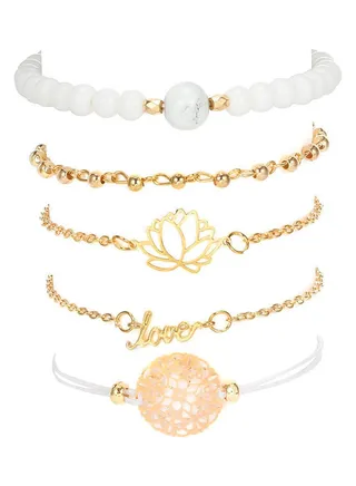 5-Piece Fashion Bracelet Set 