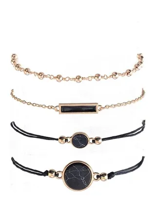 4-Piece Fashion Bracelet Set 