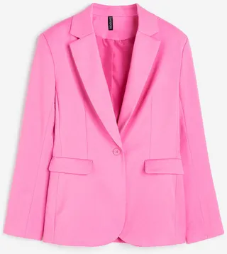 Curvy Fit Single-breasted Blazer