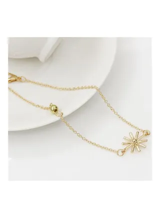 Women's Sweet Style Stylish Simple Flower Shape Bracelet 