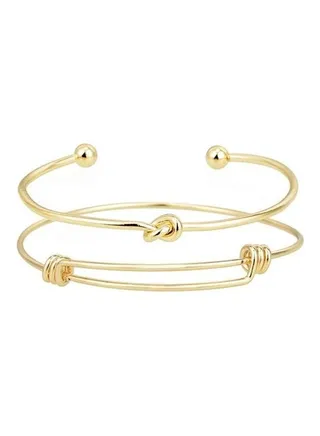 2-Piece Fashionable Bangle 