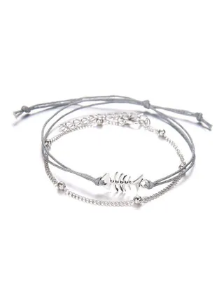 2-Piece Fashion Bracelets Set 