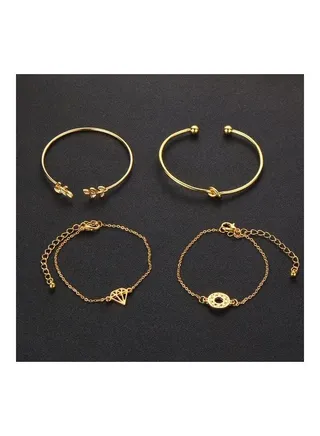 4-Piece Fashion Bracelets Set 