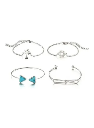 4-Piece Fashion Bracelet Set 